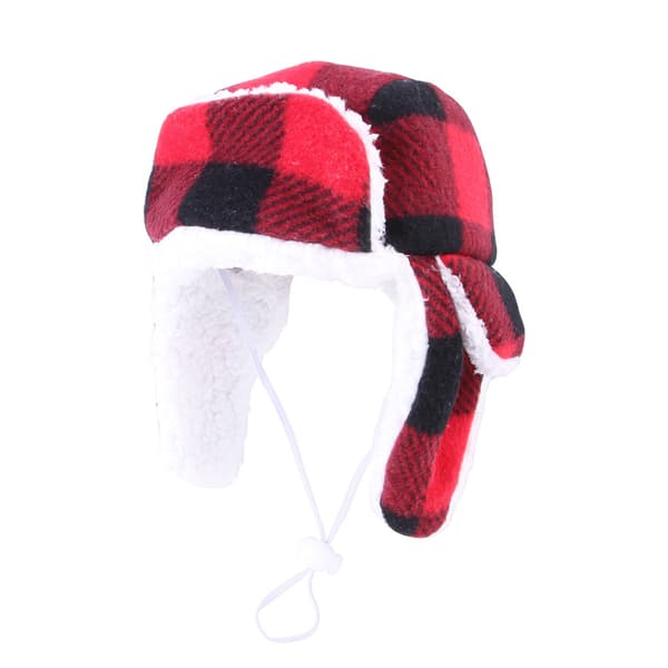 Kæledyrshat Efterår og vinter baret plys strikket hund gyldent hår wa