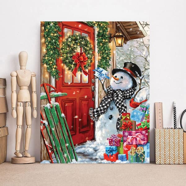 Diamantmaleri Kit til Voksne - 5D Diamantkunst Kit - Snemand til Gaver