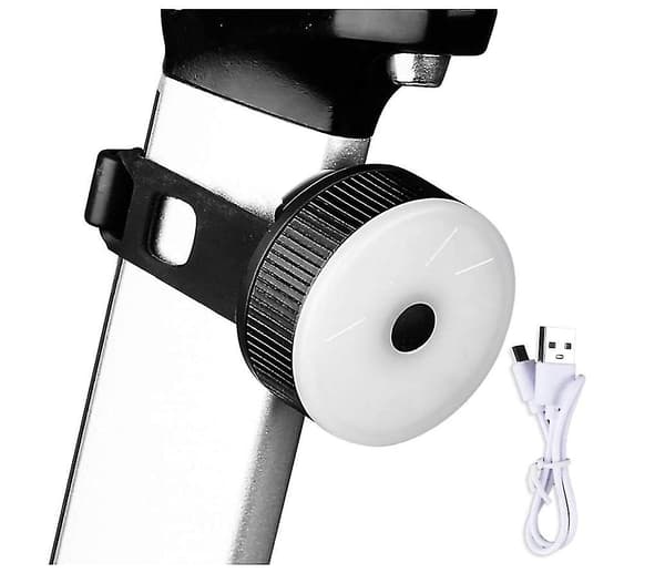 Smart Bicycle Taillight, Bicycle Brake Light, Automatic Taillight, Waterproof Ultra-Bright LED Warning Light for Bicycle, USB Rechargeable (Black)