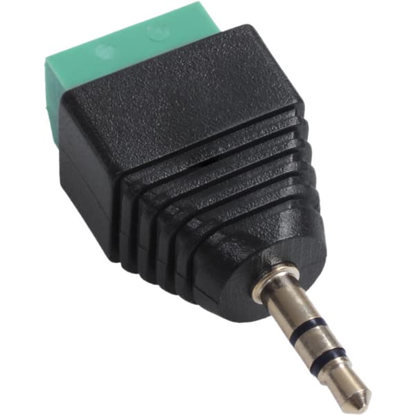 5 stk. 3,5 mm (1/8 tomme) stereo lydstik til AV 3 skrueterminal hunstik