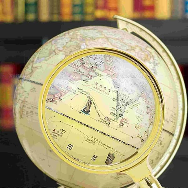 Handheld 90mm Mira Royal Detective Gold Plated Magnifying Glass Kids Glasses Handheld Magnifier Elderly Reading Tool