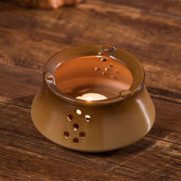 Ceramic Teapot Warmer Coffee Warmer Base With Cup Tea Warmer Warming Holder For Glass/Porcelain/Met