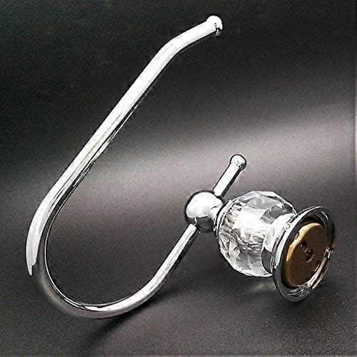 Crystal Series Toiletpapirholder i messing, poleret krom