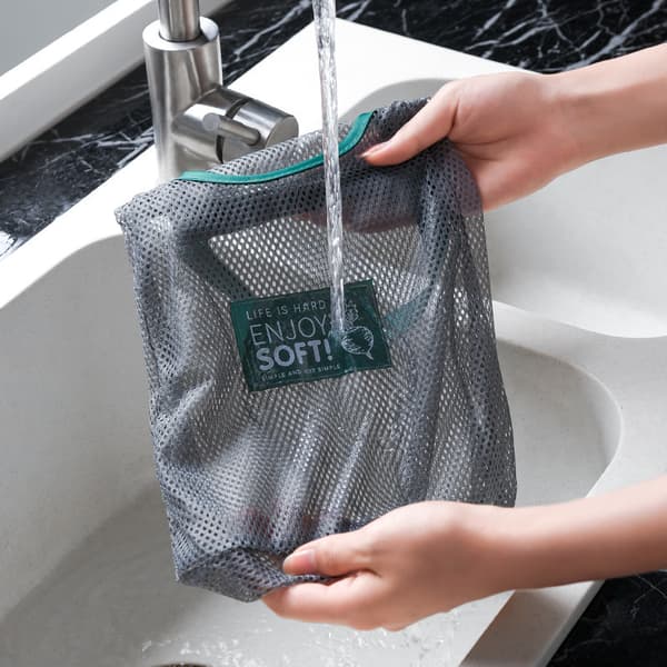 Mesh Bag for Storing Fruits and Vegetables in the Kitchen, Wall-Mounted for Various Small Items