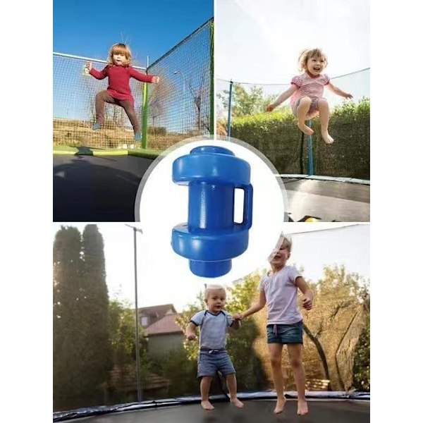 8 Stycken Trampolin Ändstycken Nätstång Ändstycken, 25 mm Diameter, ZQKLA