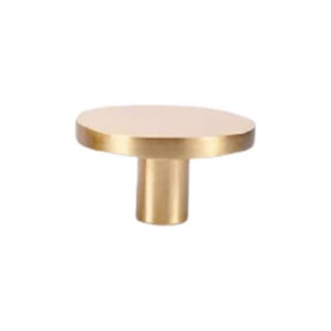 4 Pcs Brass Furniture Knobs, Furniture Handles, Drawer Knobs, Round Pull Knobs, Door Knobs with 25mm Screws, 33x20 mm