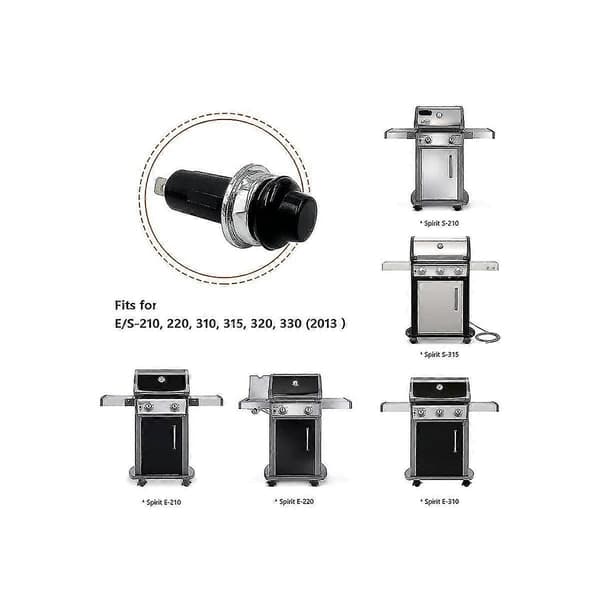 2X 66220 Ignition Button/Switch Compatible with Spirit E/S-210 220 310 315 320 330 Grills, 7642 7643