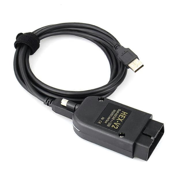 Vag Com 22.3.1 Obd2 Scanner Hex V2 Vagcom Auto Diagnostikværktøj Obd Usb Wi. Hex V2 Vag Usb V22.9 V22 D [DB]
