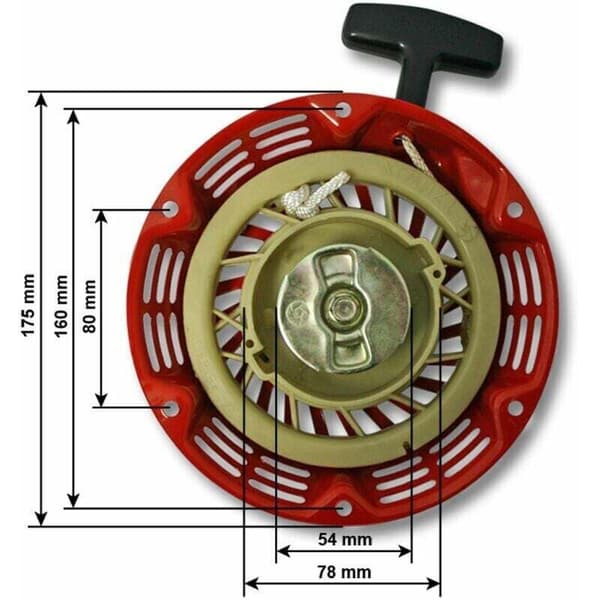 Reservedel Startmotor - for 6,5 HK motorer,..