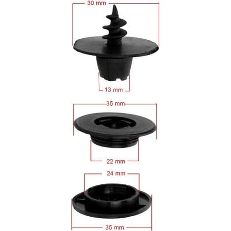 Set med 10 universella bilmattklämmor, stödklipp, mattstödklipp, halkfria stöd
