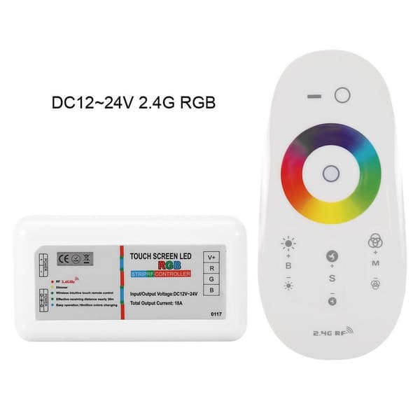 DC12-24V 2.4G Farverig LED-lysstribe Controller Trådløs KLB