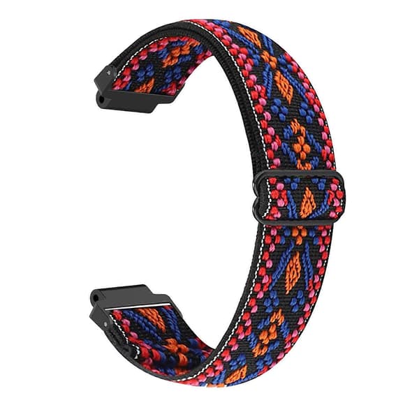 Nylonpunotut rannekkeet Garmin Forerunner 735xt -älykellon rannekkeisiin