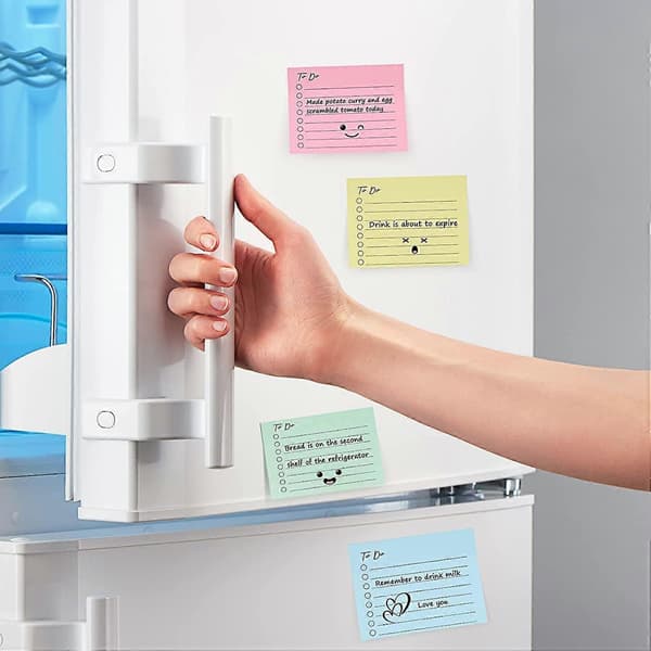 9-pack To-Do List Sticky Notes, 450 Sheets Self-Stick To-Do Notes with Line, 3 x 4 Inch Self-Adhesive Memo Notes