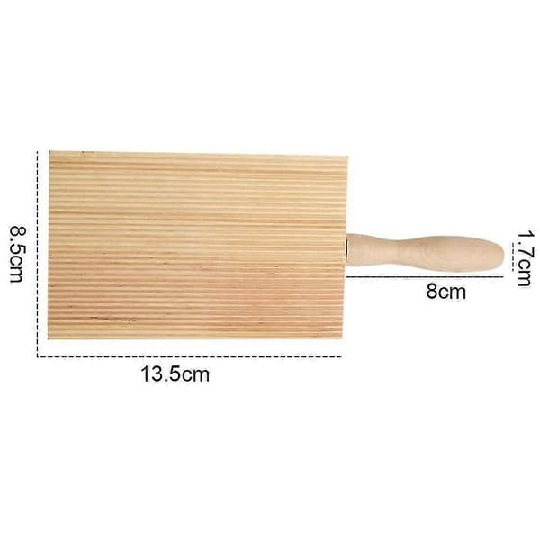 Gnocchi Boards and Wooden Butter Paddles for Rolling Dough Gnocchi Paddle Pasta Making Tool Roller