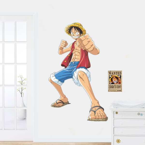 Boxning Väggdekal Barnrum Heminredning En Del 3D Vy Mural Konst Barn Väggdekal Anime Affisch