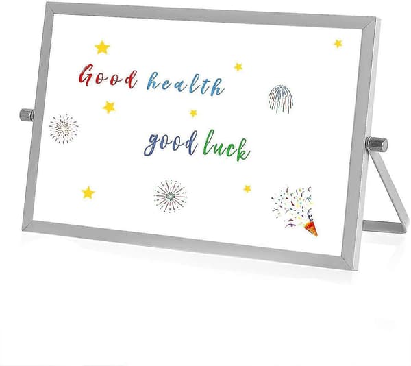 Magnetic whiteboard, magnetic writing board 18x24 cm