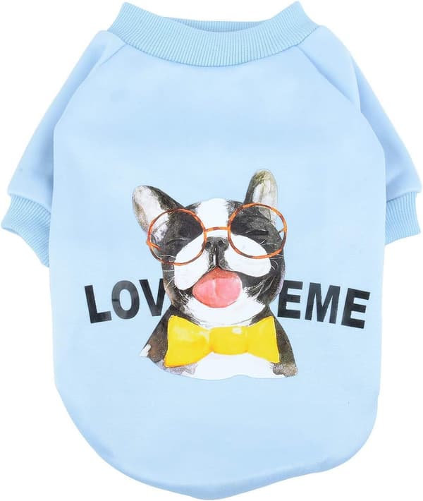 Tøj til små hunde Vinterfrakke Pullover Sweatshirt Bomuldsplade