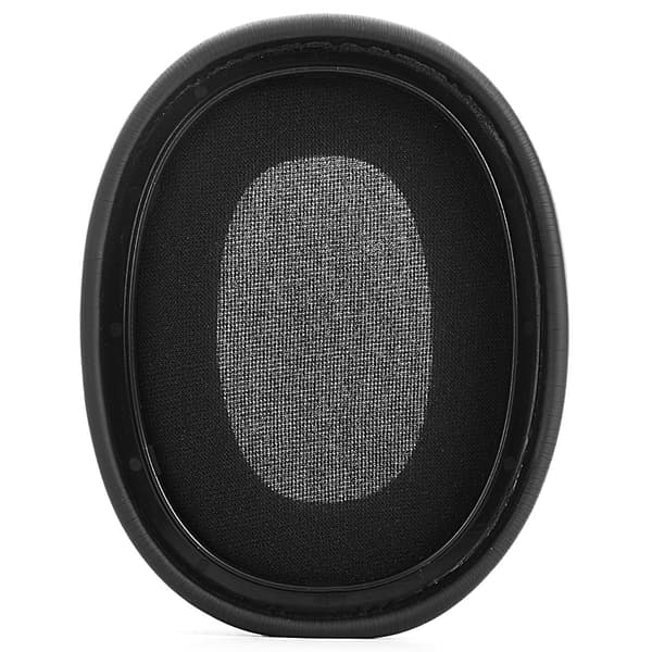 Replacement headphone cushions for comfort and sound isolation for commuting, home and studio, protein leather + memory foam, 2-pack black, compatible with Skullcandy