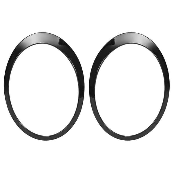 Sorte Forlygteringe Rammer Beskyttelse Par til Mini Cooper R55 R56 2007-2015 51137149905 511371499