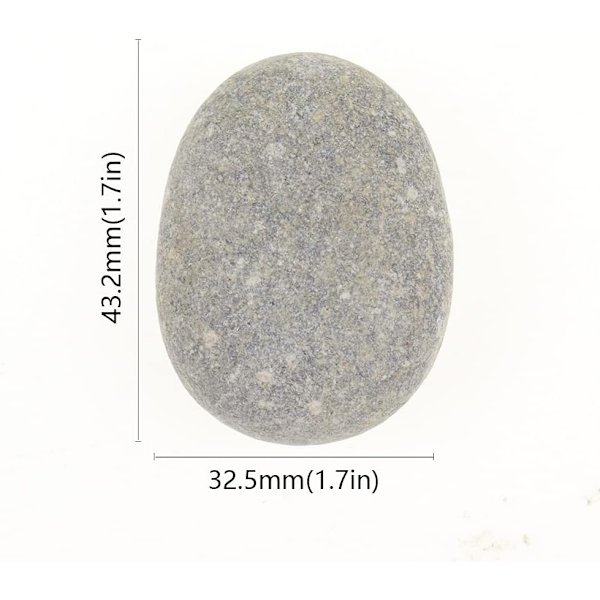 Strandsten til maling, 10 glatte store sten (30-50 mm)
