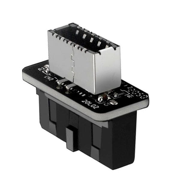 USB 3.0 till USB 3.1/3.2 Typ C Frontpaneladapteromvandlare - EU-kontakt