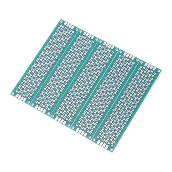 10 kpl 2x8cm kaksipuolinen prototyyppi-piirilevy tinattu yleislevy