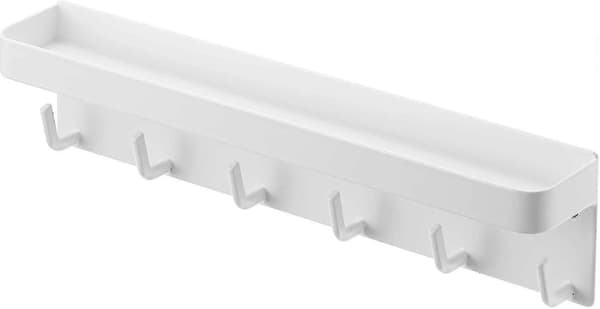 6 kroker moderne nøkkelholder for entré stue (hvit)