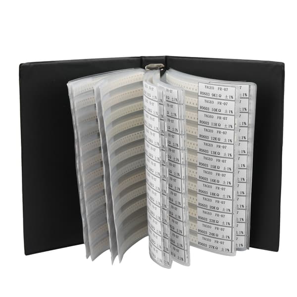 SMD Resistor Sample Book 4250 pcs 170 Values 0603 Series Electronic Component Kit
