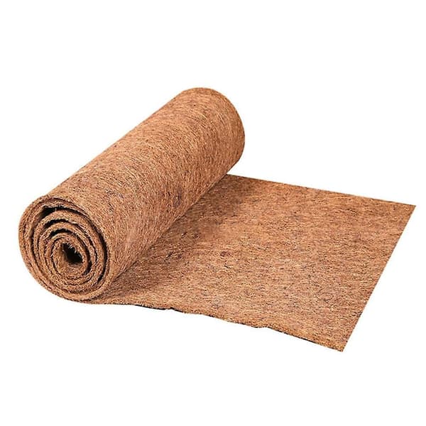 Krybdyrmåtte Kokosfiber Skildpaddemåtte Måtte til Kæledyr Terrariumforing Krybdyrtilbehør til (80*40CM)