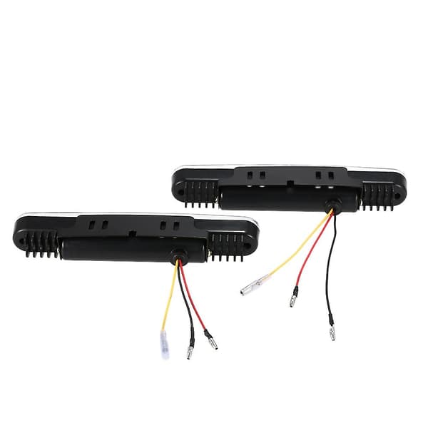 2 stk 30 LED-kjørelys for bil med blinklys DB