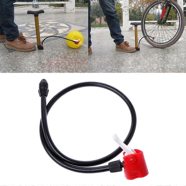 Cykel Bärbar Luftpump Däckpump Ersättningsslang Tillbehör
