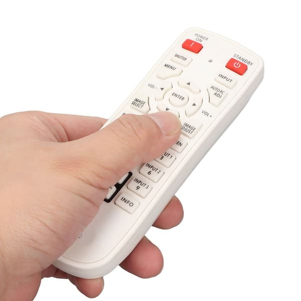 Replacement Remote Control for Home Theater Projector in White KLB