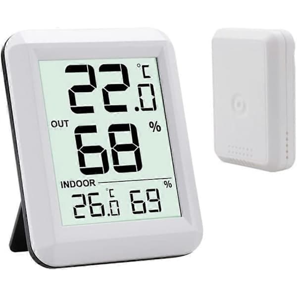 Trådløs Wifi Termometer Digital Termo-Hygrometer Innendørs Utendørs