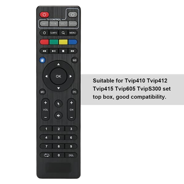 TVIP412 TVIP415 TVIP605 TVIPS300 Set Top Box Remote Control