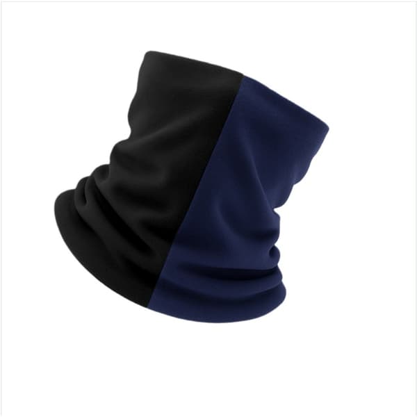 Multifunctional Outdoor Neck Warmer Two-Tone Fleece Neck Gaiter - Windproof & Warming
