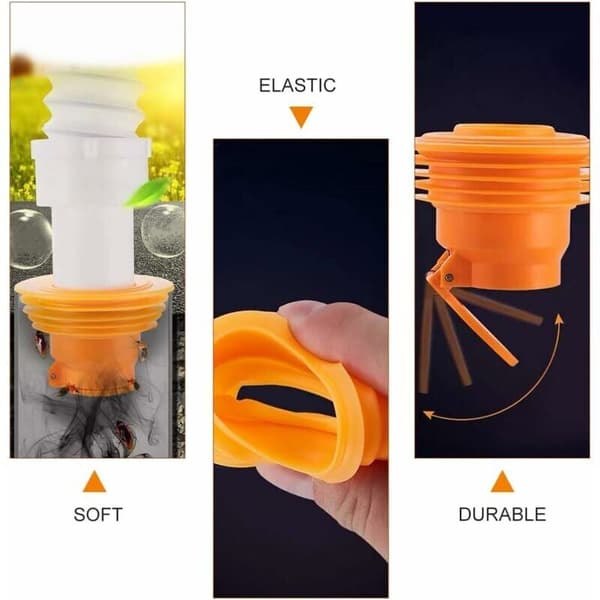 Backflow Protector Silicone Odor-Proof Water Trap Drain Pipe Seal for Home Washing Machine