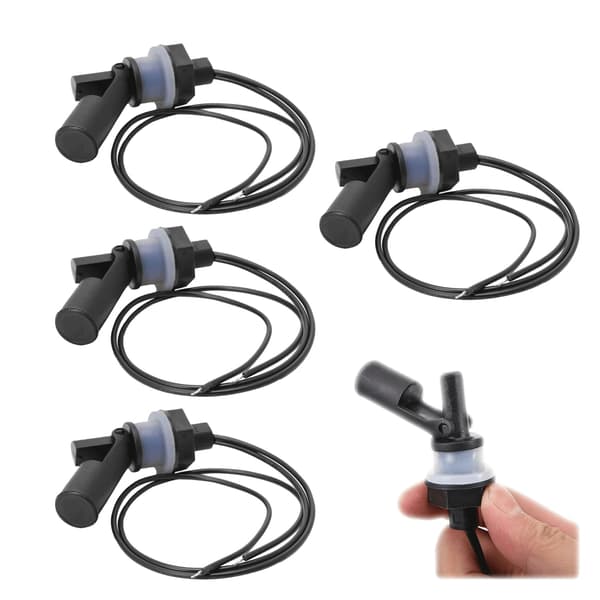 4-delt vandstandssensorcontroller, vandstandssensor, flydekontakt, horisontal sidemonteret pumpevandstandssensorkontakt, til pool, tank