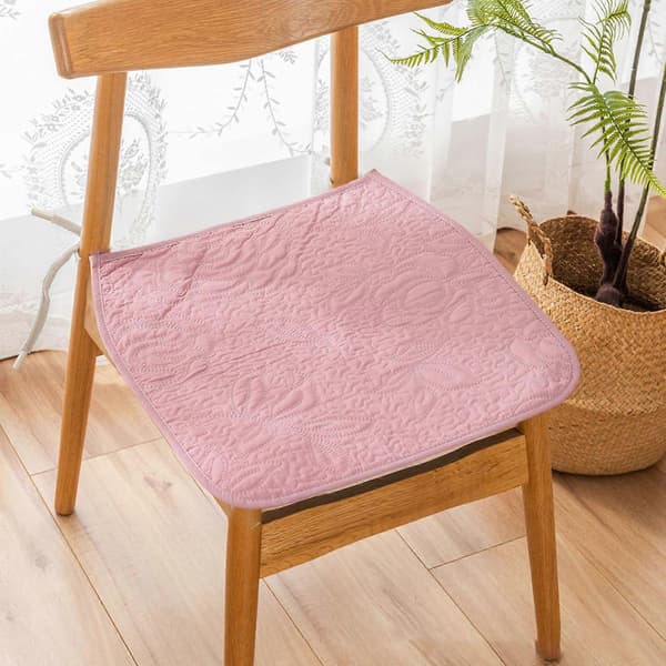 Seasons Universal Kontorputer Sklisikre Ren Bomull Tynne Stolputer Spisestuestolputer Kontorstolputer Maskinvaskbare Rosa Pink