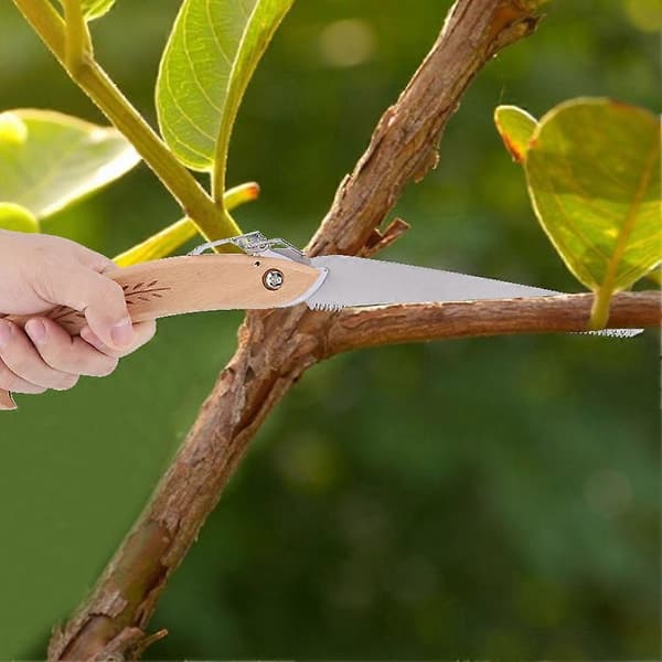 Foldable Pruning Saw 18.5 cm with Non-slip Handle - Portable Garden Tool for Outdoor Use