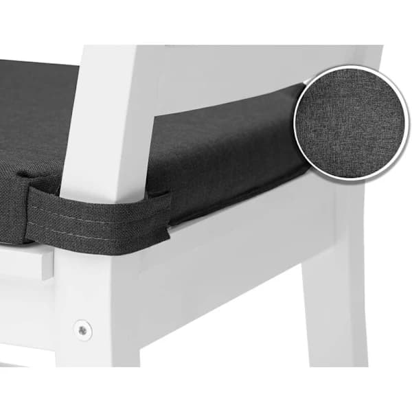 4-pakning trapesformede stolputer med avtakbart trekk og komfortabel sittepute