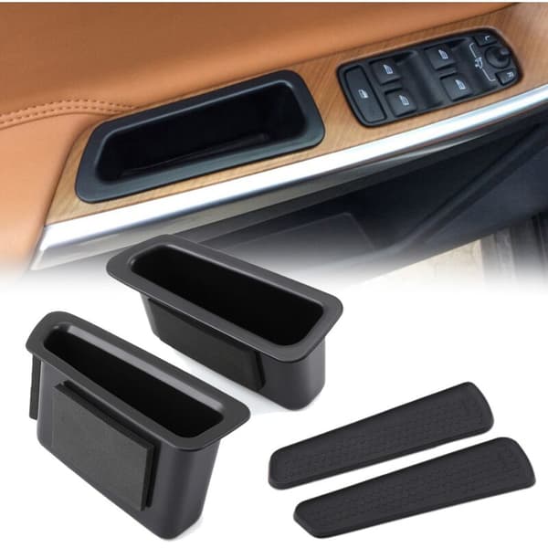 til XC60 2010-2017 Bil Dør Armlæn Opbevaringsboks Beholder Holder Bokse