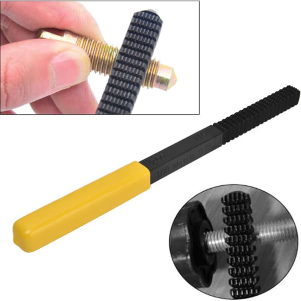 Thread Repair Tool, Thread File, Repair Accessories with Detachable Handle for Home Decoration Maintenance