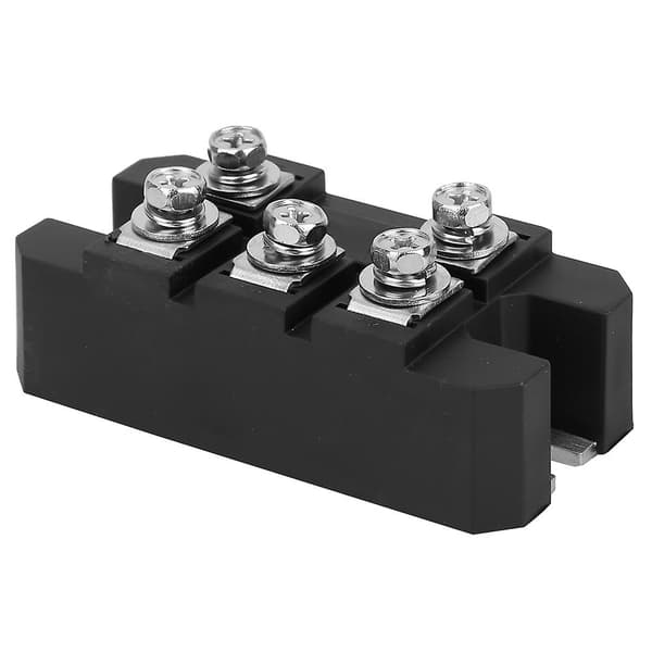 MDS-100A 1600V Bridge Rectifier, 5 Terminals 3-Phase Full-Wave Diode Module Bridge Rectifier for Three-Phase Rectification 34BRO