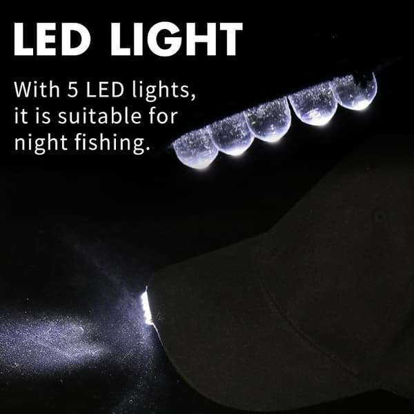 Håndfri LED-hodelykt Baseballcaps - Unisex Hodelyktcaps for Hodet