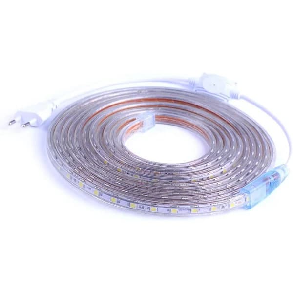 LED Strip High Lumen, Flexible and Easy-to-Use Light Hose for DIY Design, Cool White 2m