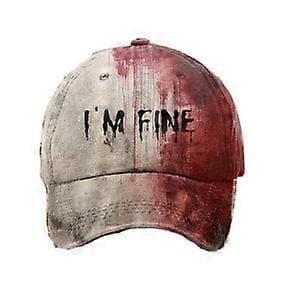 Problem løst Halloween Hat Horror Sjov Halloween Unisex Hat Blodig Kasket GGZG Hat