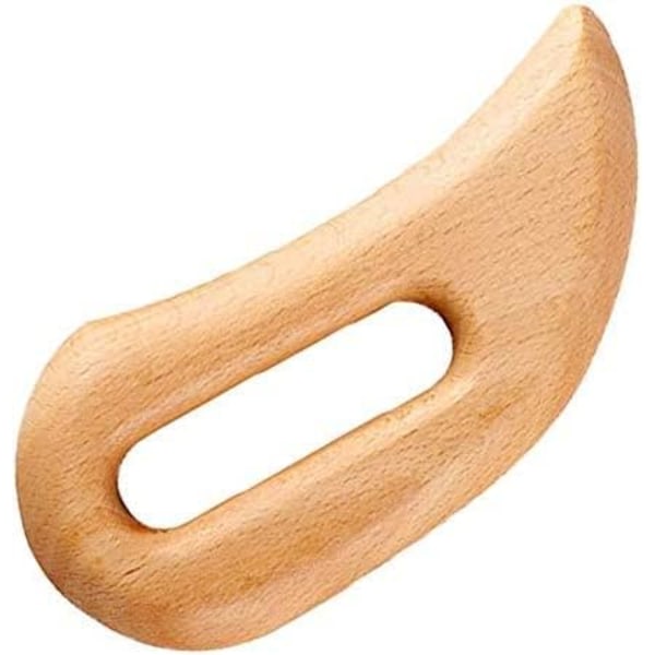 Gua Sha -hierontaväline Käsikäyttöinen Shaving Sha -lauta Kehon hierontatyökalu Puinen Imusolmukkeen tyhjennyshieronta Käsikäyttöinen Gua Sha -kaavin Paddle Manuaalinen lihas