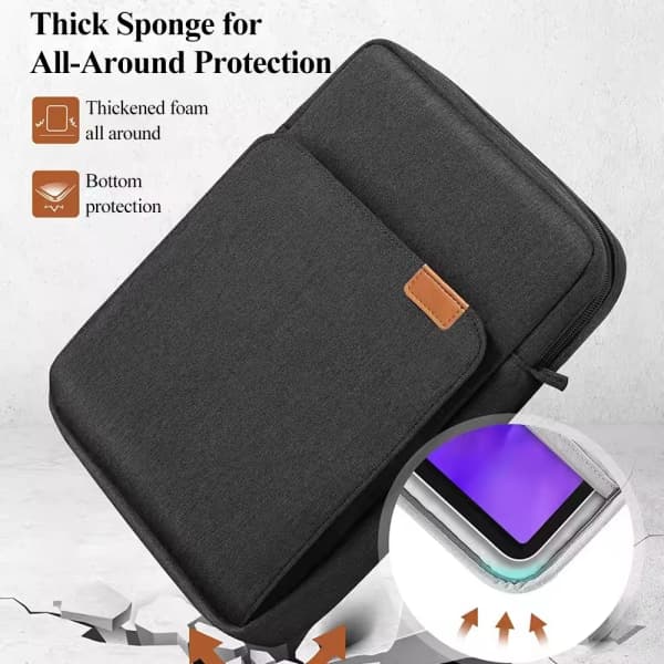 Blå Messenger Laptopveske for MacBook Air Pro M1 M2 iPad 9