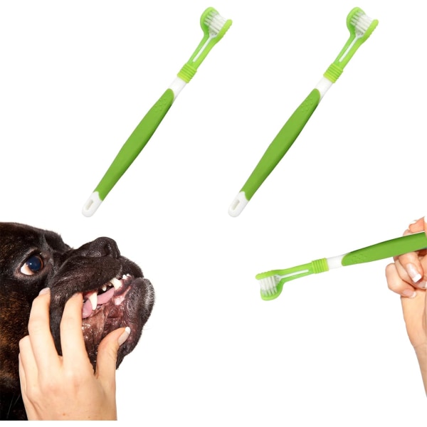 Hundtandborste, silikontandborste för hundar och katter, hund