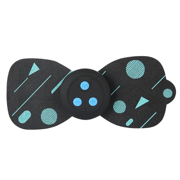 Mini Cervical Massager Multifunctional Rechargeable Pulse Shoulder Neck Back Massager Black
